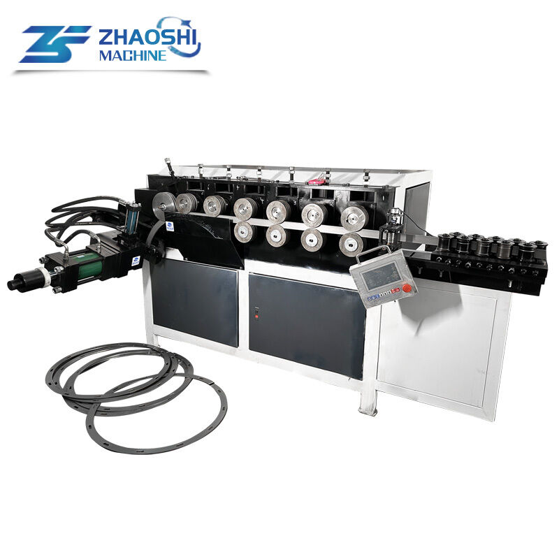 High Productivity Flange Making Machine Flat Iron Duct Flange Machine